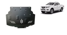 Plieninė variklio apsauga Nissan Navara NP300 - D23 (2015-2021)
