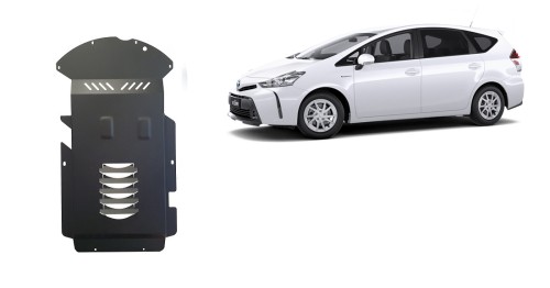 Plieninė katalizatoriaus apsauga Toyota Prius 3+ (2011-2021)