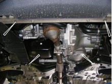 Plieninė variklio apsauga Opel Corsa D (2006-2014)