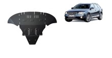 Plieninė variklio apsauga Audi A6 Allroad 2 - z bokami (2005-2011)