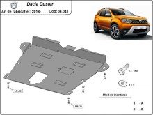 Plieninė variklio apsauga Dacia Duster (2018-2024)