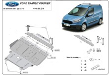 Plieninė variklio apsauga Ford Transit Courier (2014-2023)