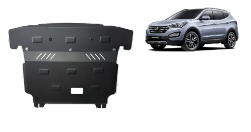 Plieninė variklio apsauga Hyundai Santa Fe (2012-2018)