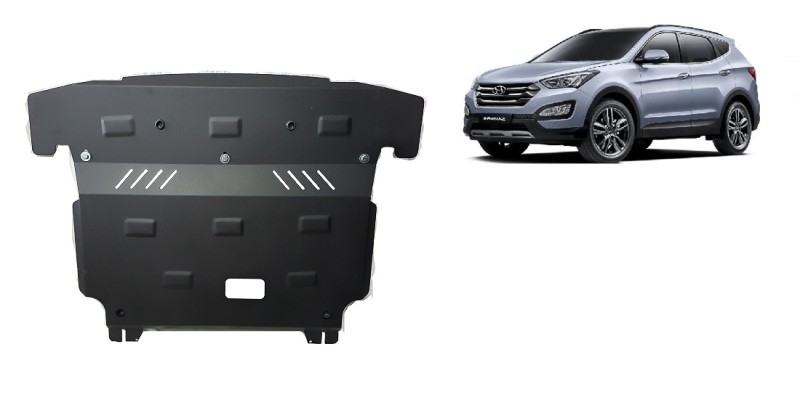 Plieninė variklio apsauga Hyundai Santa Fe (2012-2018)