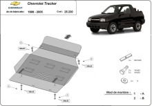 Plieninė variklio apsauga Chevrolet Tracker (1999-2005)
