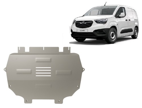 Aliumininė variklio apsauga Opel Combo E (2018-2026)