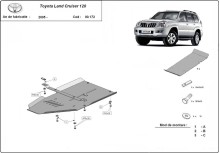 Aliumininė pavarų dėžės apsauga Toyota Land Cruiser J120 (2002-2009)