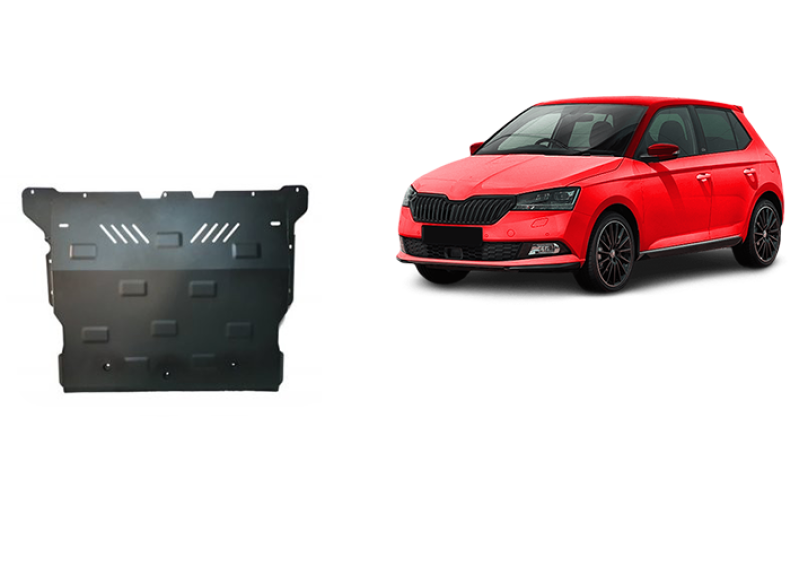 Plieninė variklio apsauga Skoda Fabia (2021-2026)