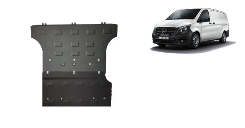Plieninė variklio apsauga Mercedes Viano W447 2.2 D, 4x2 (2014-2026) Plieninė variklio apsauga Mercedes Viano W447 2.2 D, 4x2 (2014-2026)