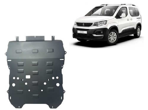 Plieninė variklio apsauga Peugeot Rifter (2018-2026)