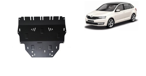 Plieninė variklio apsauga Skoda Spaceback (2013-2019)