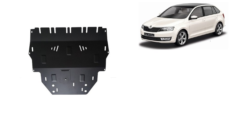 Plieninė variklio apsauga Skoda Spaceback (2013-2019)