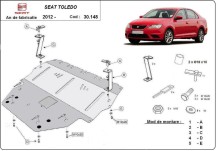 Plieninė variklio apsauga Seat Toledo 4 (2012-2019)