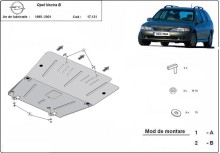 Plieninė variklio apsauga Opel Vectra B (1995-2001)