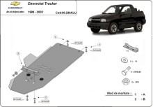 Aliumininė pavarų dėžės apsauga Chevrolet Tracker (1999-2005)