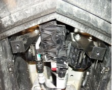 Plieninė variklio apsauga BMW 5 serija E60/E61 (standartinis priekinis bamperis) (2003-2010)