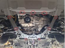 Aliumininė variklio apsauga Dacia Duster - 4x4 (2024-2026)