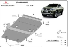 Plieninė variklio apsauga Mitsubishi L200 (2015-2026)
