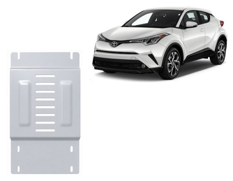 Aliumininė katalizatoriaus apsauga Toyota C-HR (2016-2023)