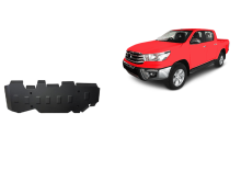Plieninė kuro bako apsauga Toyota Hilux Invincible (2021-2026)