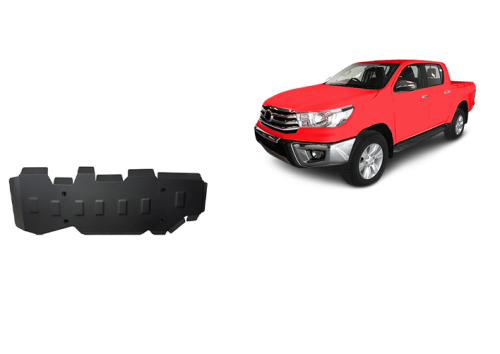 Plieninė kuro bako apsauga Toyota Hilux Invincible (2021-2026)