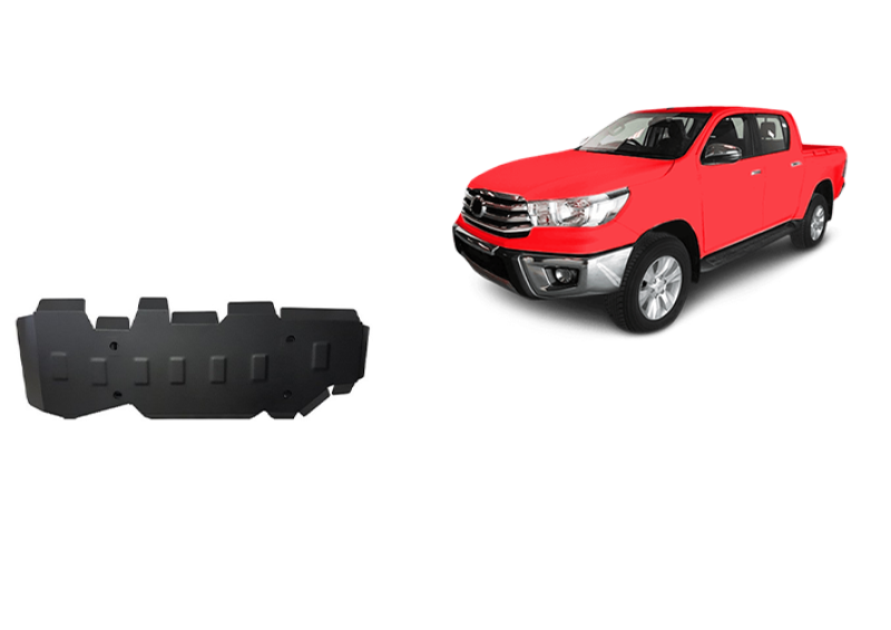 Plieninė kuro bako apsauga Toyota Hilux Invincible (2021-2026)