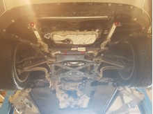 Plieninė pavarų dėžės apsauga Audi Q7 (2015-2026)