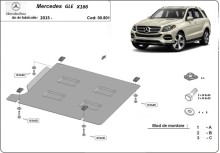 Plieninė pavarų dėžės apsauga Mercedes GLE X166 (2015-2019)