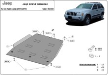 Plieninė pavarų dėžės apsauga Jeep Grand Cherokee (2004-2010)