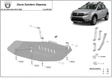 Plieninė kuro bako apsauga Dacia Sandero Stepway (2012-2020)