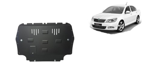 Plieninė variklio apsauga Skoda Octavia 2 (2010-2012)