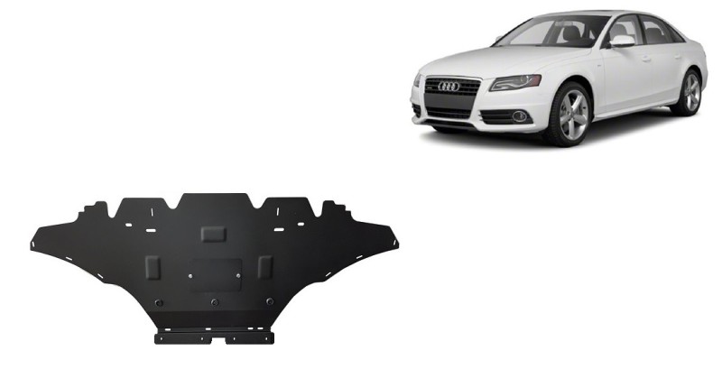Plieninė variklio apsauga Audi A4 B8 All Road, benzinas (2008-2014)