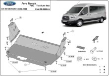 Aliumininė variklio apsauga Ford Transit FWD (2020-2026)