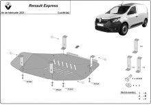 Plieninė kuro bako apsauga Renault Express (2021-2026)