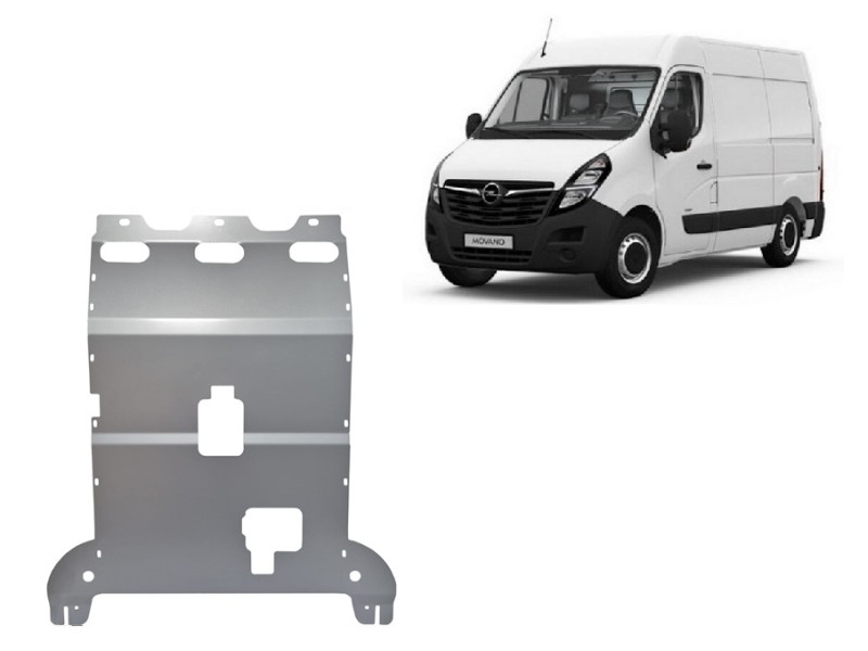 Aliumininė variklio apsauga Opel Movano C (2022-2026)