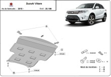 Plieninė variklio apsauga Suzuki Vitara (2015-2023)