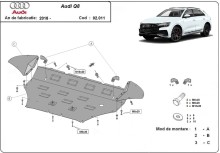 Plieninė variklio apsauga Audi Q8 (2018-2026)