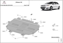 Plieninė variklio apsauga Citroen C4 (2013-2018)
