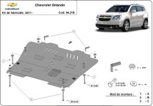 Plieninė variklio apsauga Chevrolet Orlando (2011-2018)