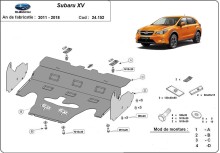 Plieninė variklio apsauga Subaru XV (2011-2017)