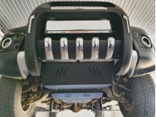 Plieninė variklio apsauga Mitsubishi Pajero Sport 2 (2008-2016)