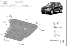 Plieninė variklio apsauga Toyota RAV 4 (1994-2000)