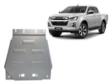 Plieninė pavarų dėžės apsauga Isuzu D-Max (2019-2026)