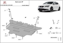 Aliumininė variklio apsauga Seat Leon Mk3 5F (2012-2021)