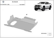Plieninė variklio apsauga Volkswagen Amarok (2022-2026)