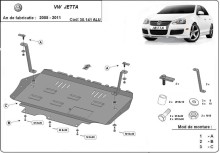 Aliumininė variklio apsauga VW Jetta (2005-2011)