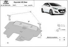 Plieninė variklio apsauga Hyundai I30 (2015-2017)