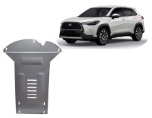 Aliumininė katalizatoriaus apsauga Toyota Corolla Cross (2022-2026)