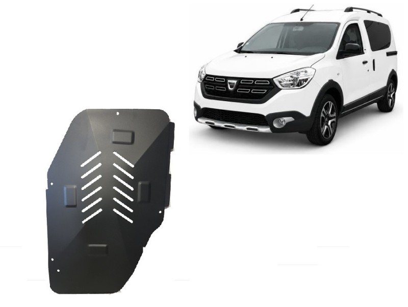 Plieninė kuro bako apsauga Dacia Dokker Stepway (2012-2020)
