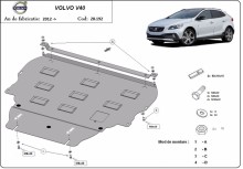 Plieninė variklio apsauga Volvo V40 (2012-2019)